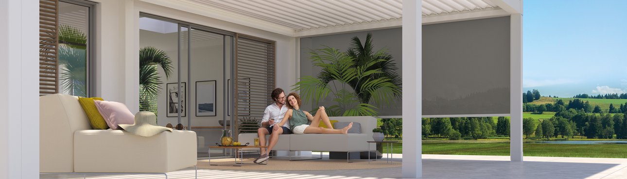 Homepage Fa. Borzner Markisen: Startbild